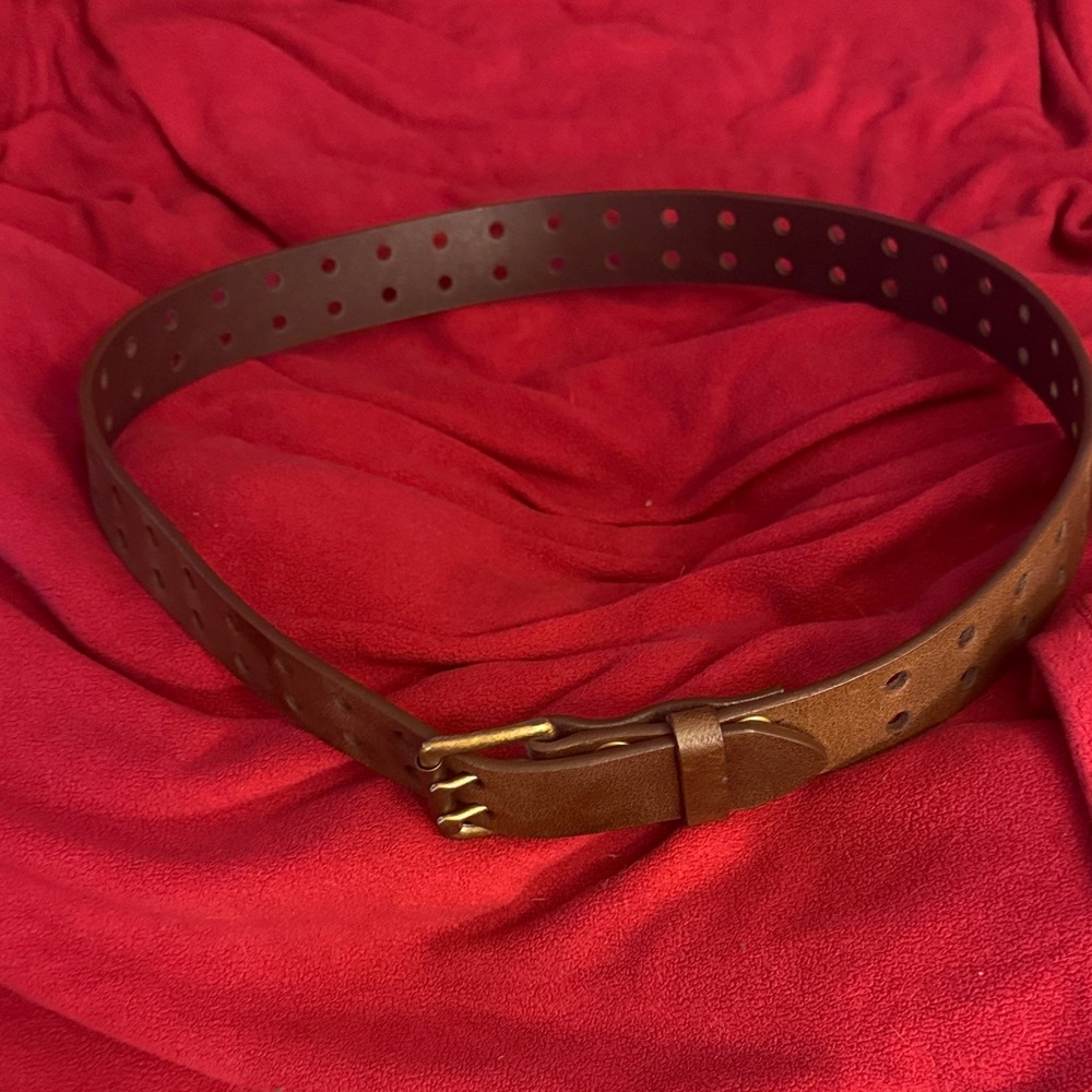 Brown Leather Belt